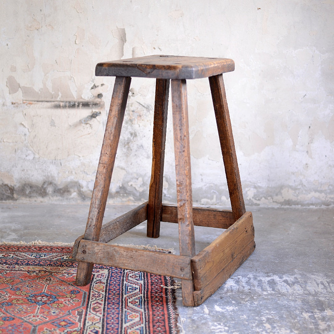 Antique Cutlers or Jewellers Work Stool - B