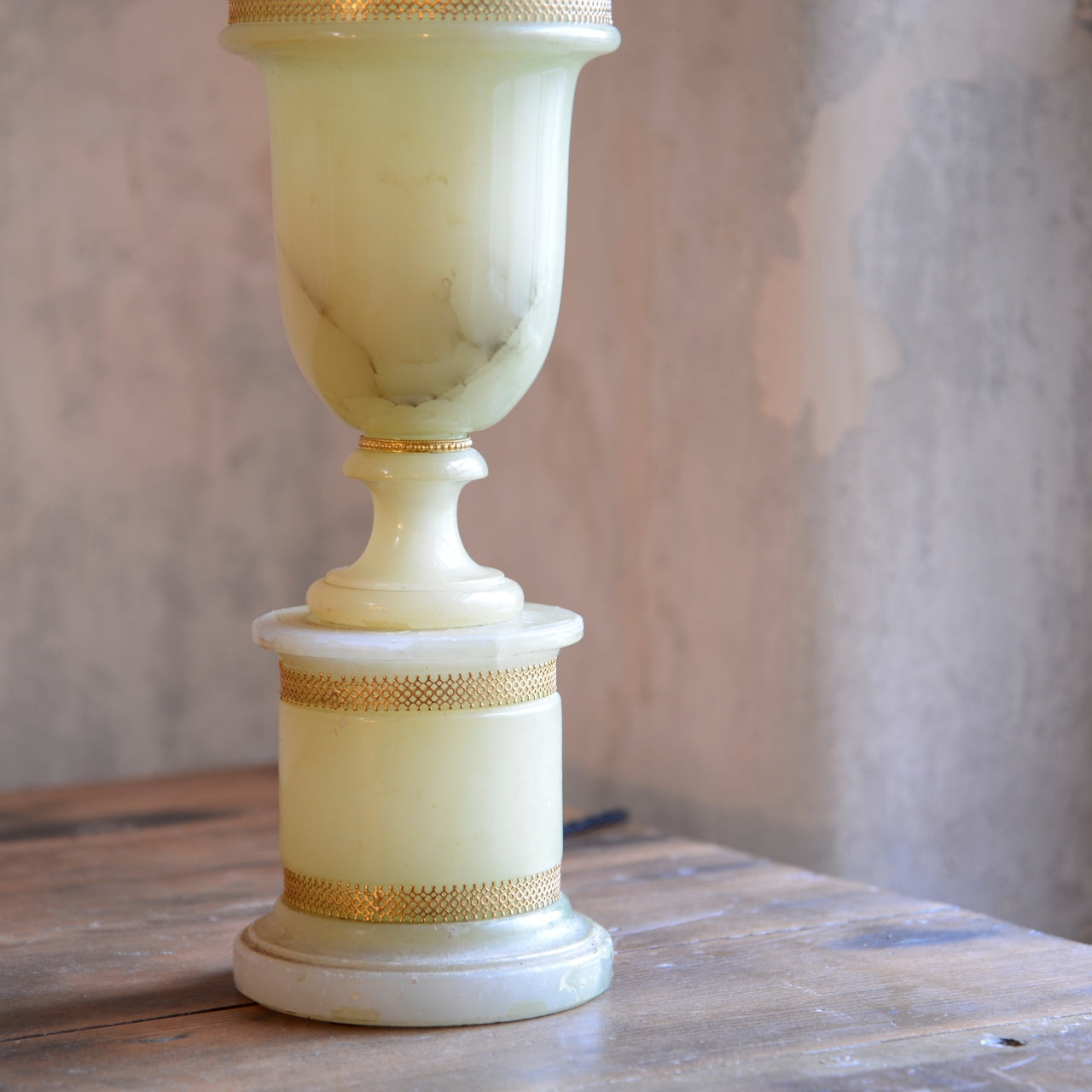 Italian Alabaster Table Lamp