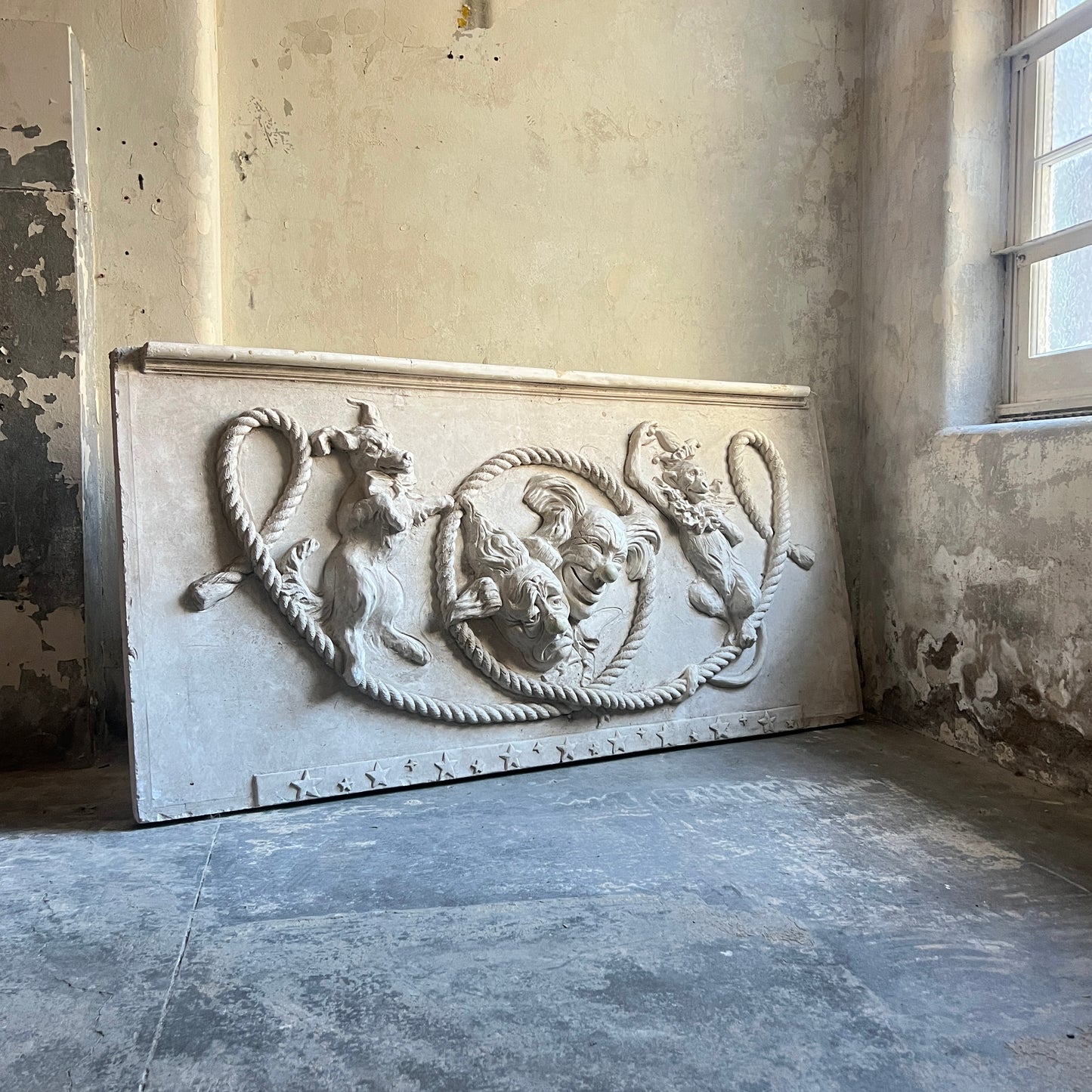 Large Plaster “Comedy & Tragedy” Theatre Panels