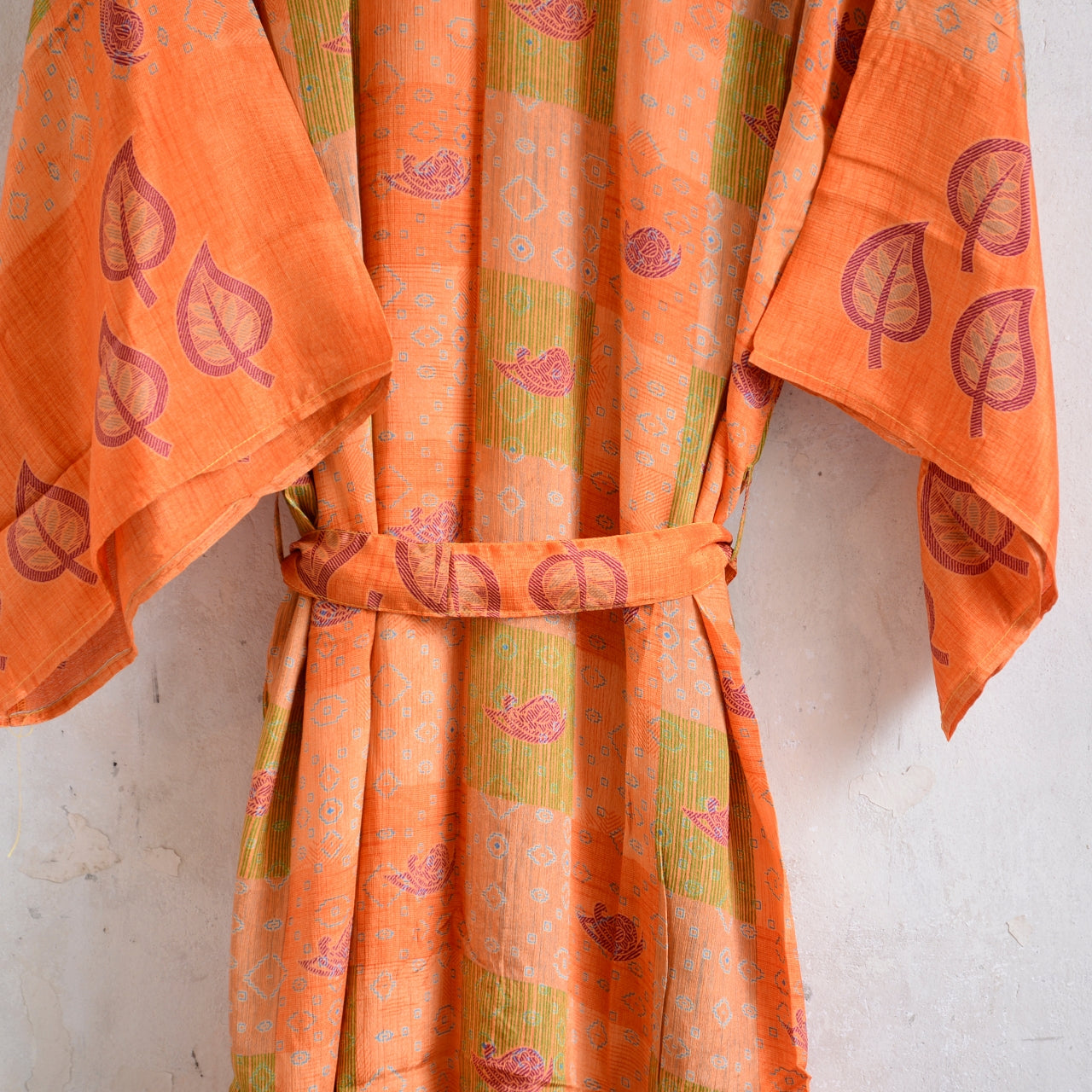 Long Vintage Silk Kimono