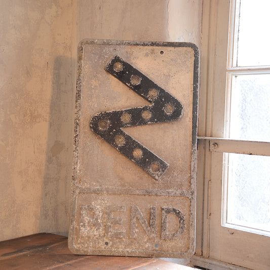 Original cast BEND sign