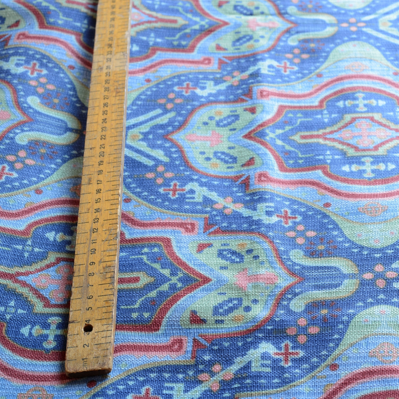 Unused Old Stock Upholstery Fabric | MIKHAIL PIETRANEK Ludwick - Blue per metre