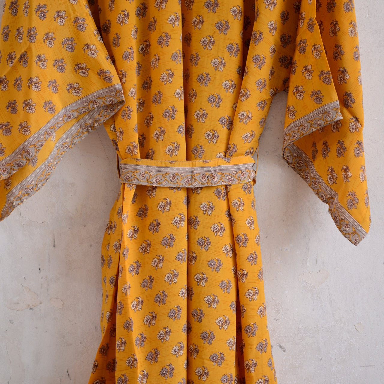 Long Vintage Silk Kimono
