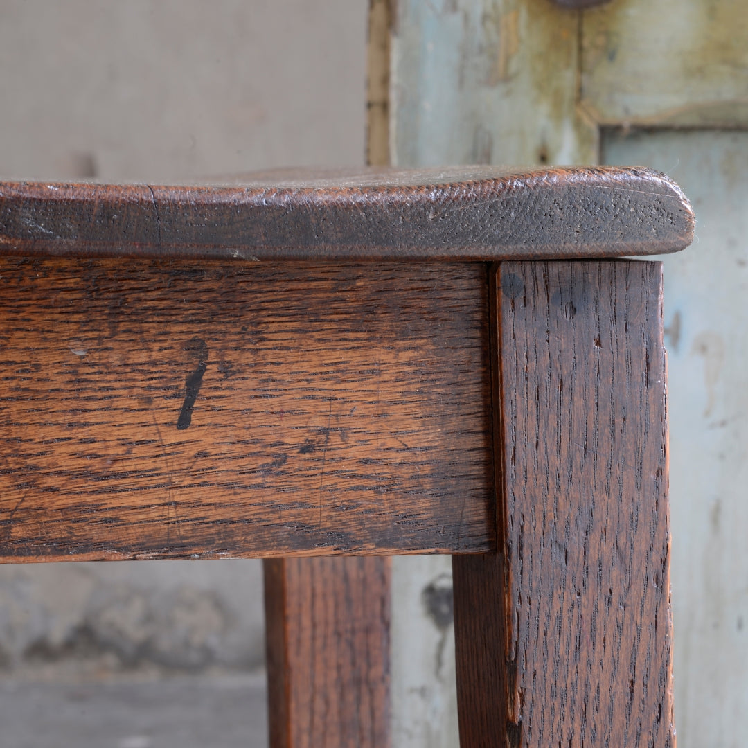 1930’s Oak School Stool