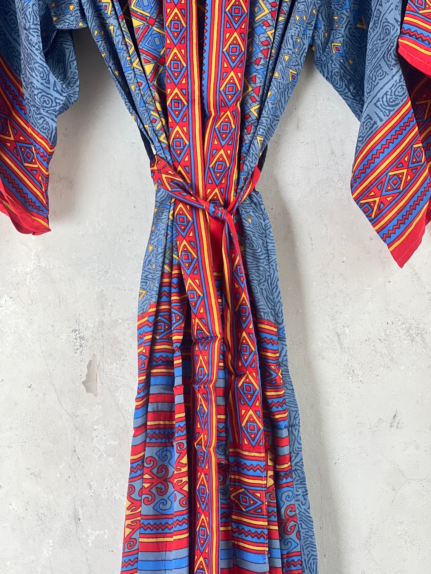 Long Vintage Silk Kimono