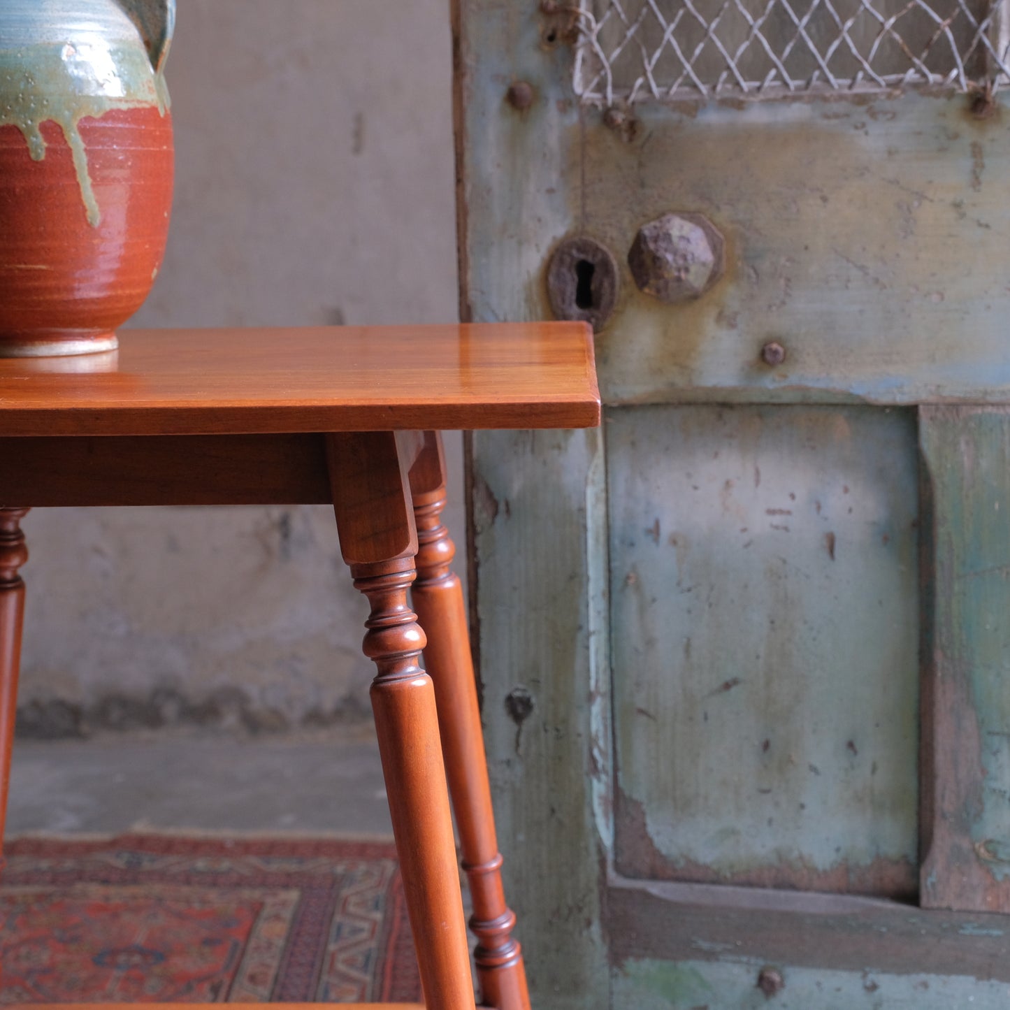 19thC Mahogany Occasional Lamp Table