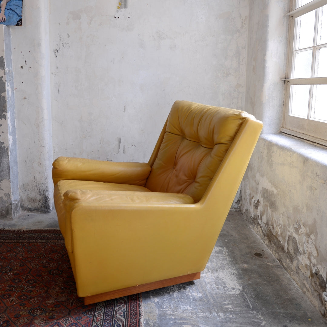 Pair of Leather Swivel Chairs