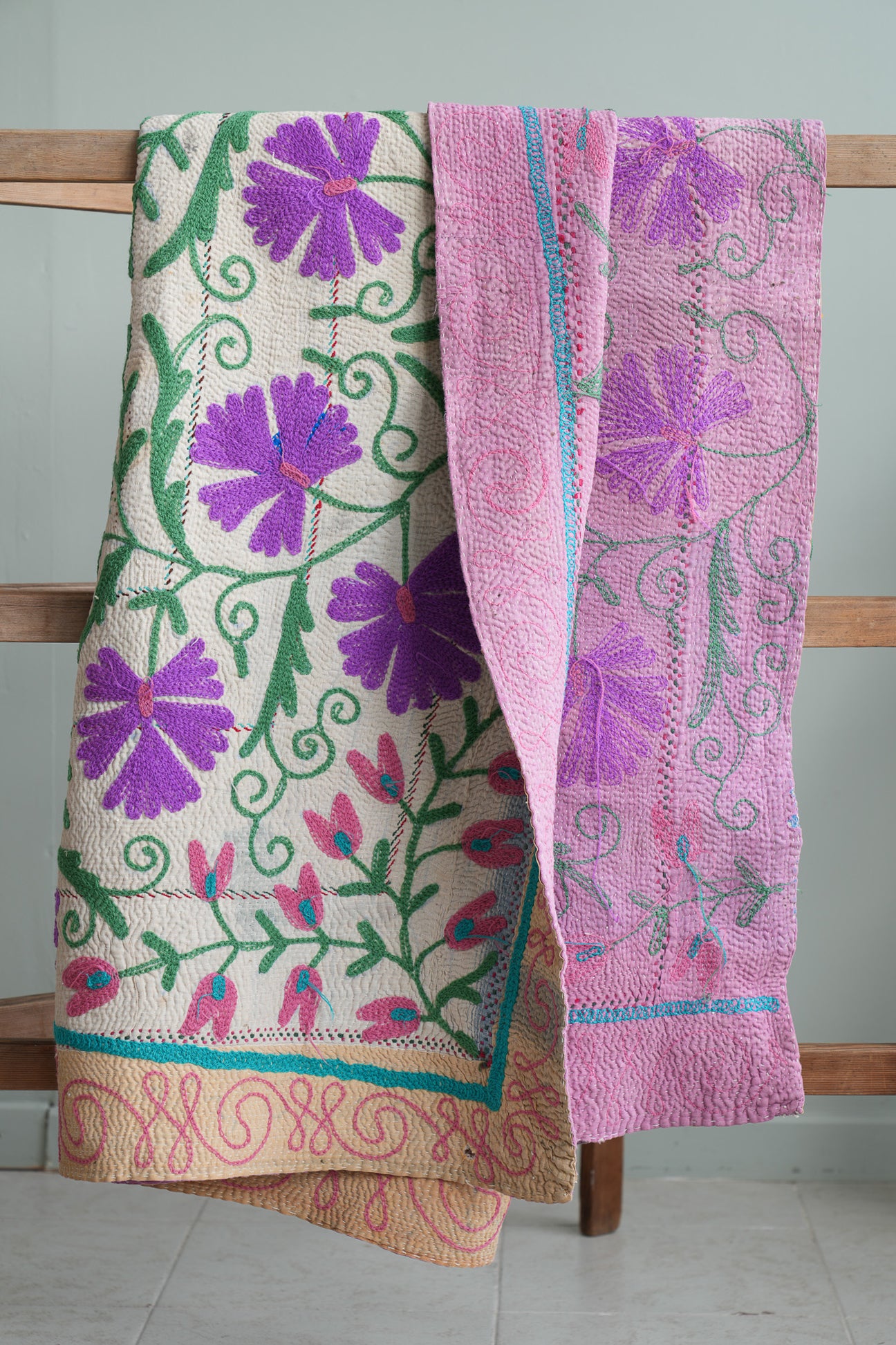 Finestitch Kantha & Suzani Quilt 110