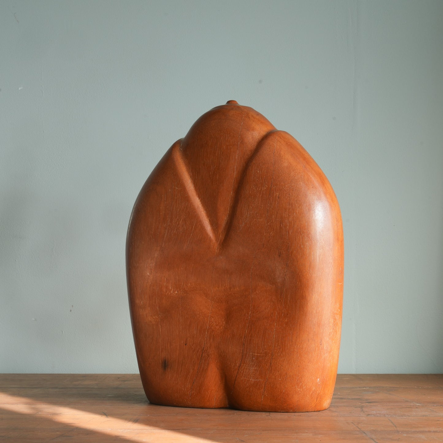 Modernist Wooden Sculpture of the Female Breast| FREDERIK WEERKAMP (Netherlands)