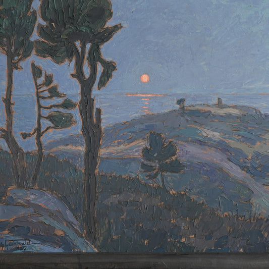 Lever de Lune A La Turbie, Bernard de Guinhald