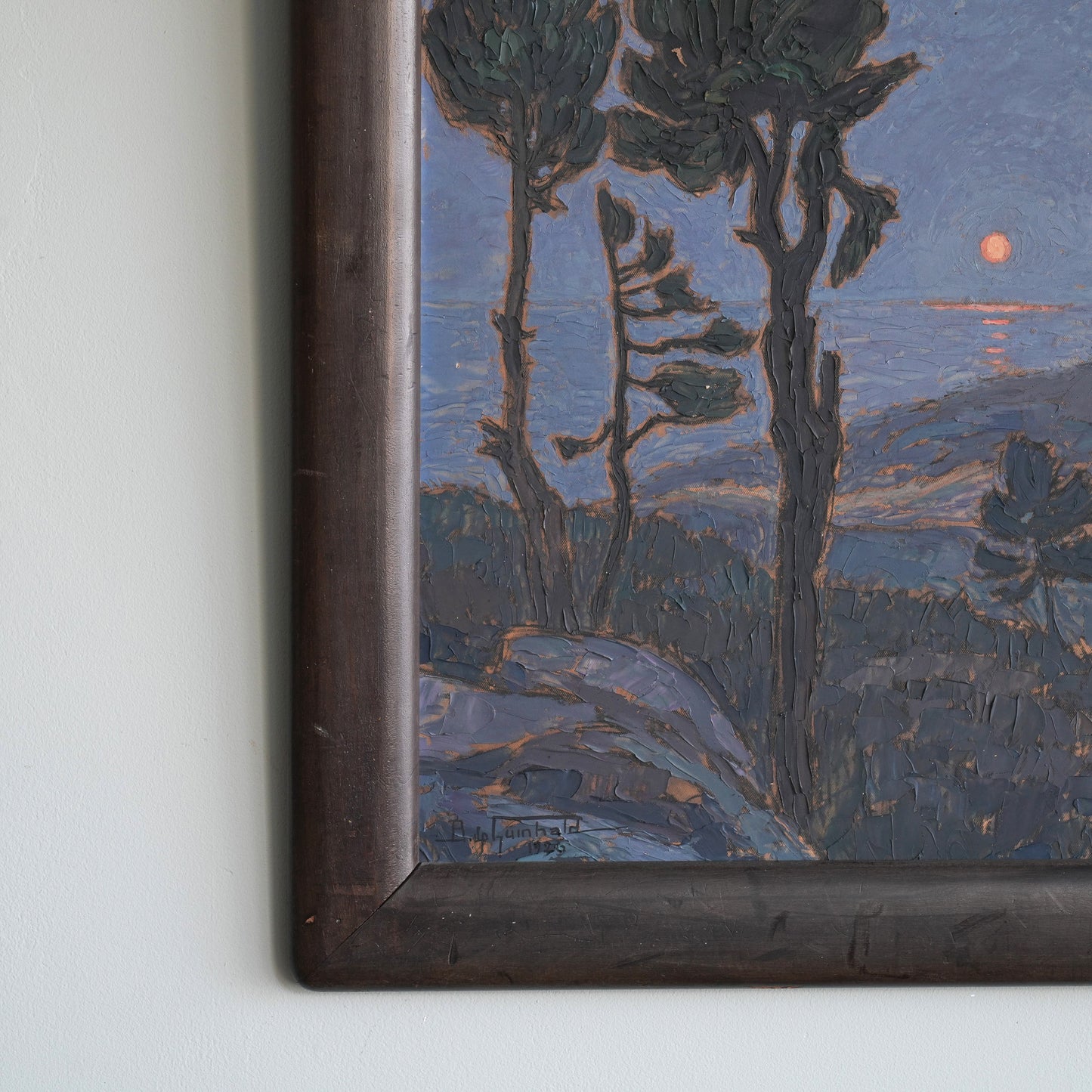Lever de Lune A La Turbie, Bernard de Guinhald