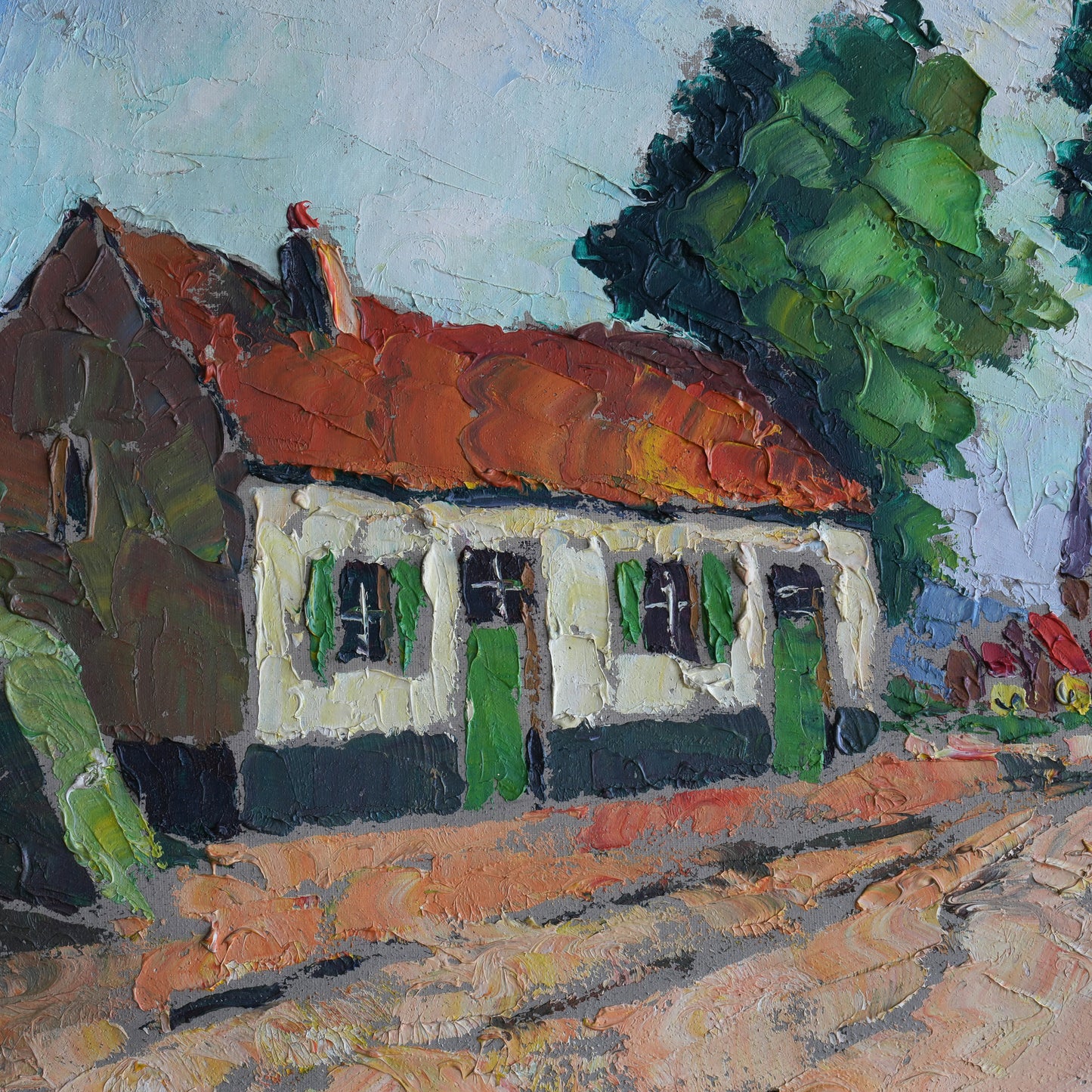 Red Tiled Cottage | Armand Lacour (1910-1970)