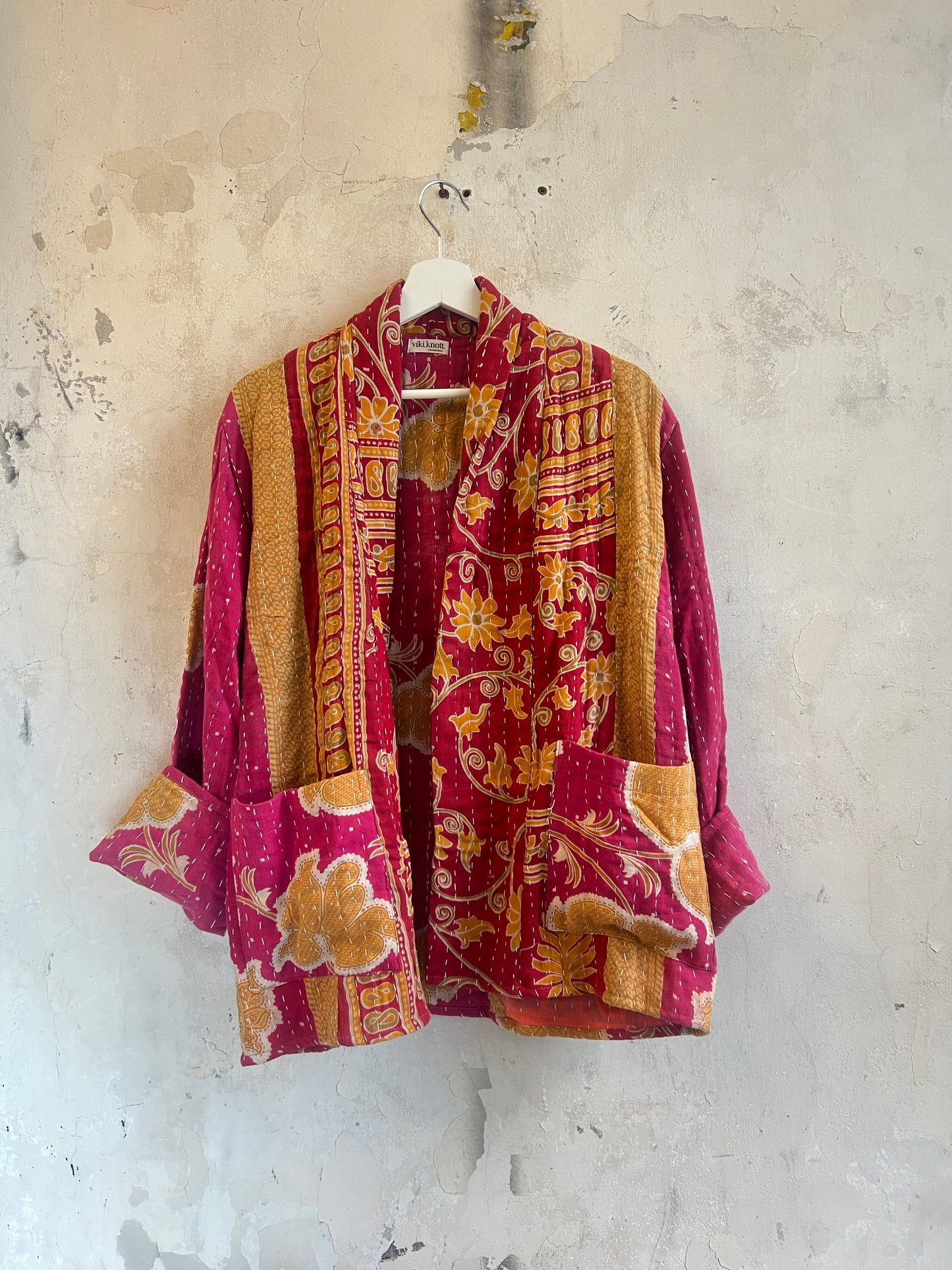 Vintage Cotton Kantha Jacket - No 13