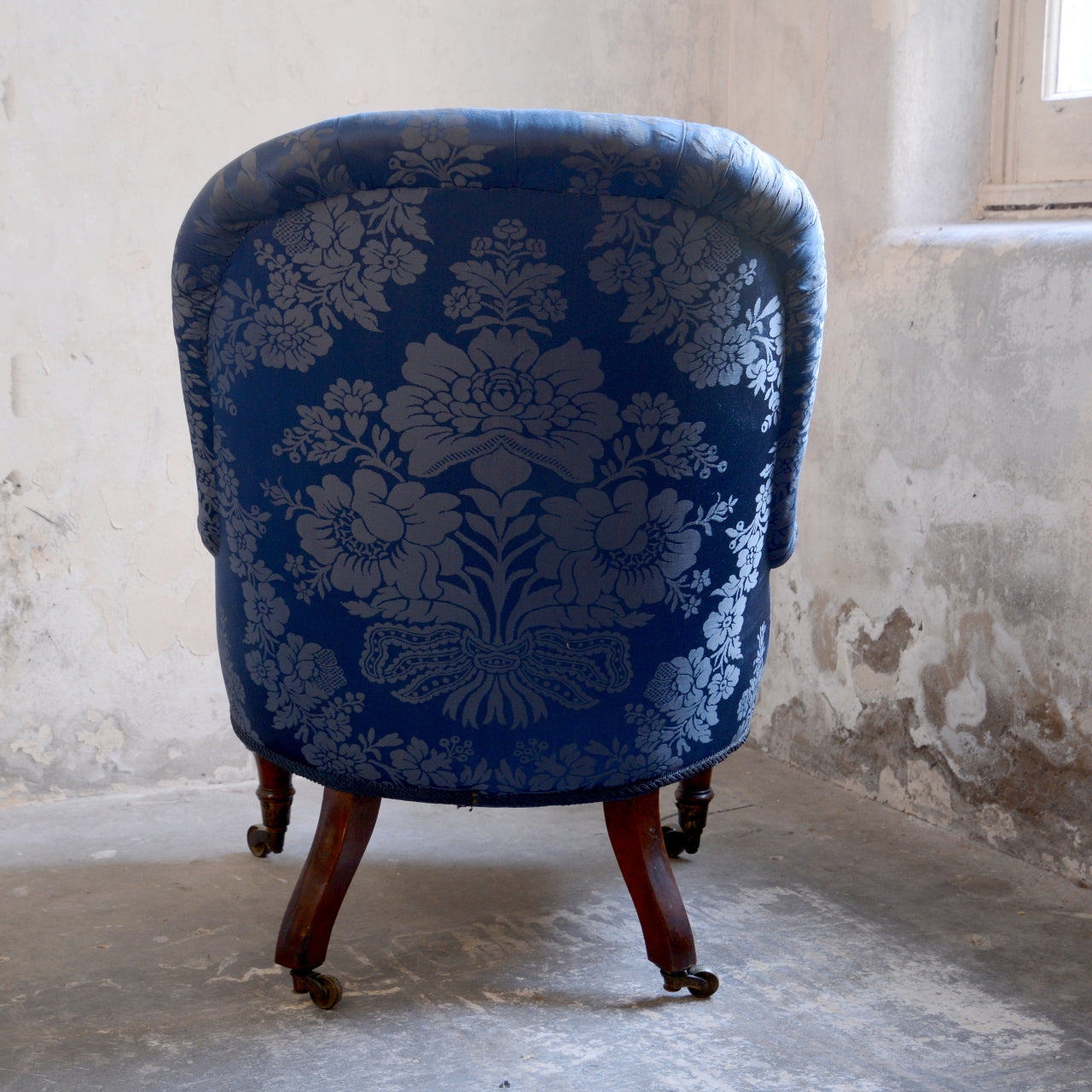 19thC Button Back Bedroom Chair