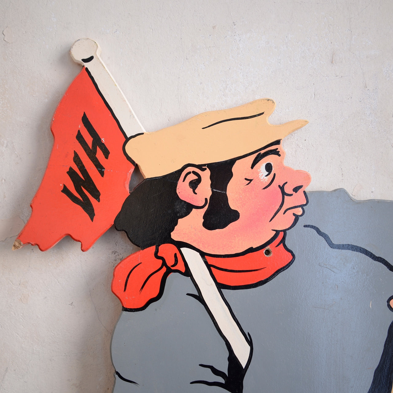 Seaside Sideshow Fairground Painted Board - Lifebuoy
