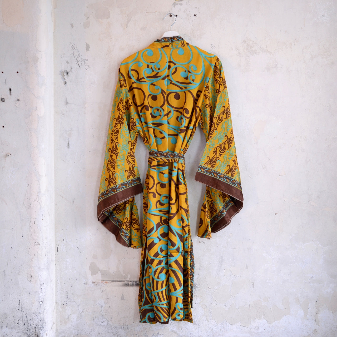 Vintage Silk Batwing Kimono - EE