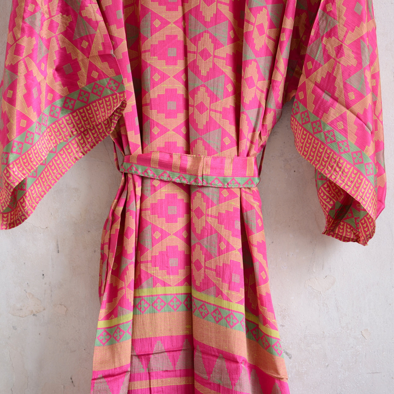Long Vintage Silk Kimono