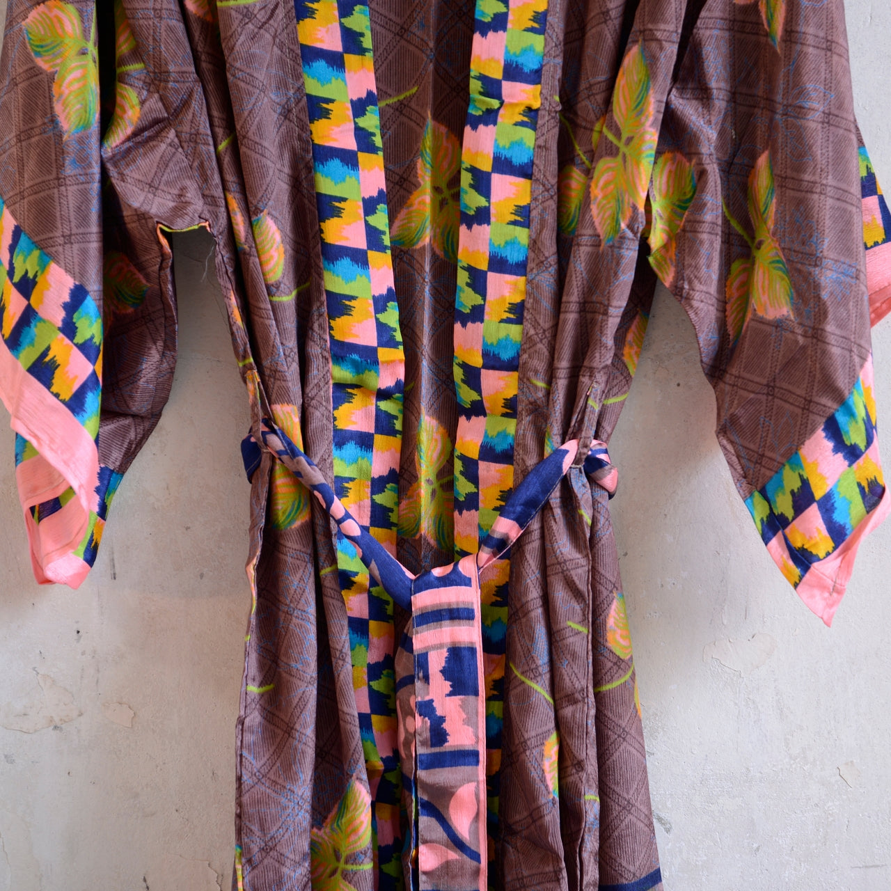 Long Vintage Silk Kimono