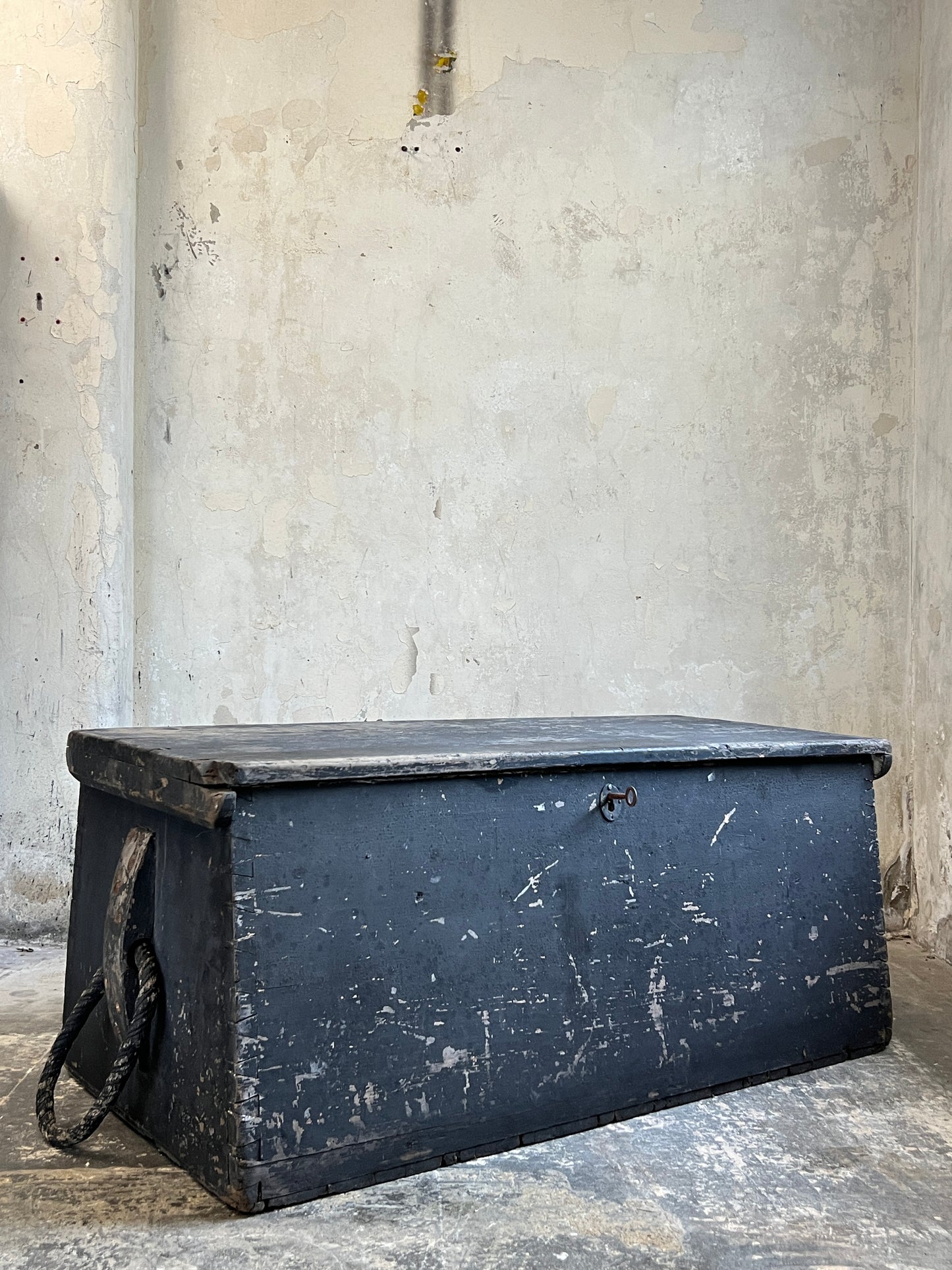 19thC Painted Seaman’s Chest