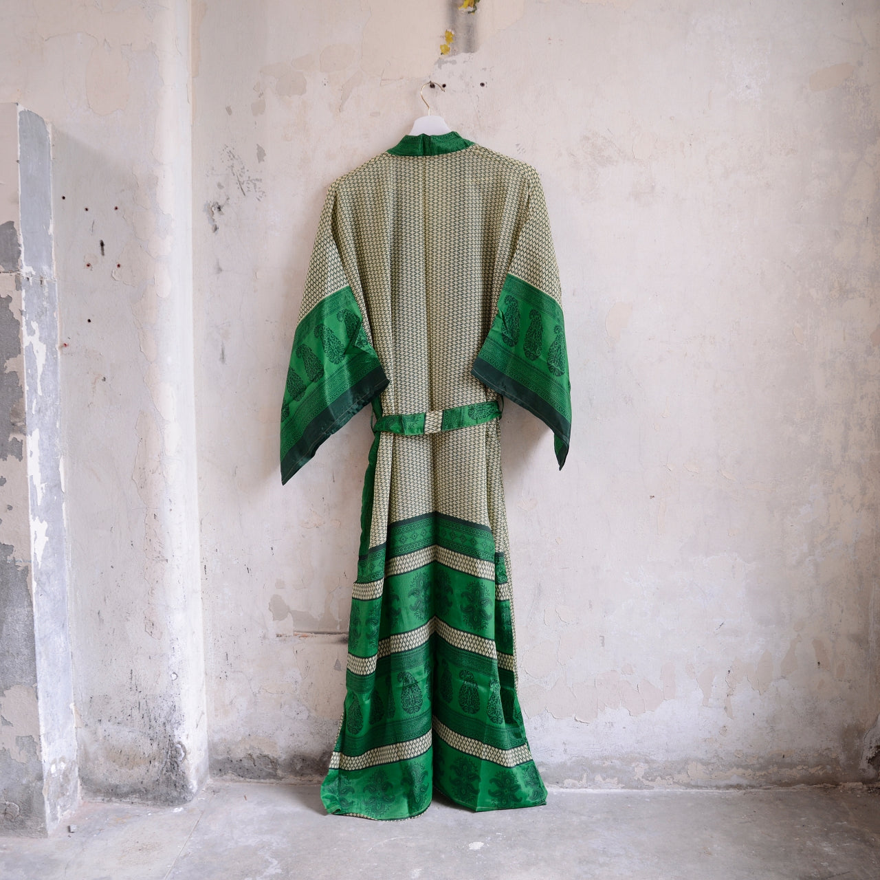 Long Vintage Silk Kimono