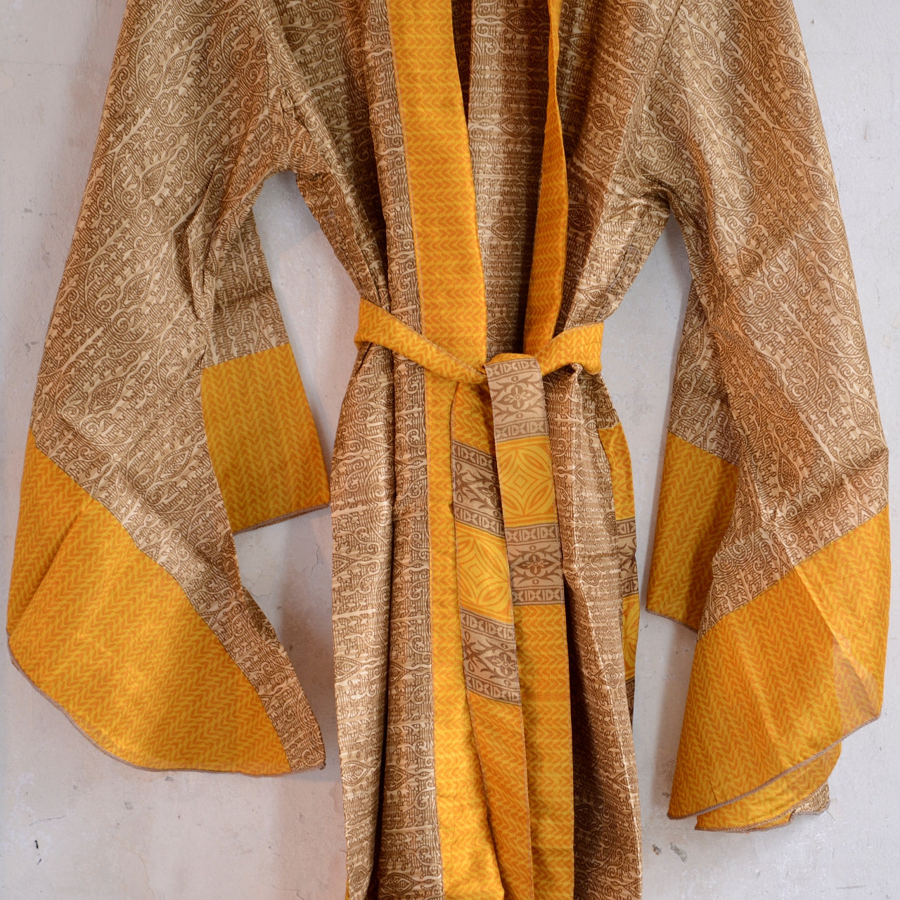 Vintage Silk Batwing Kimono - PP