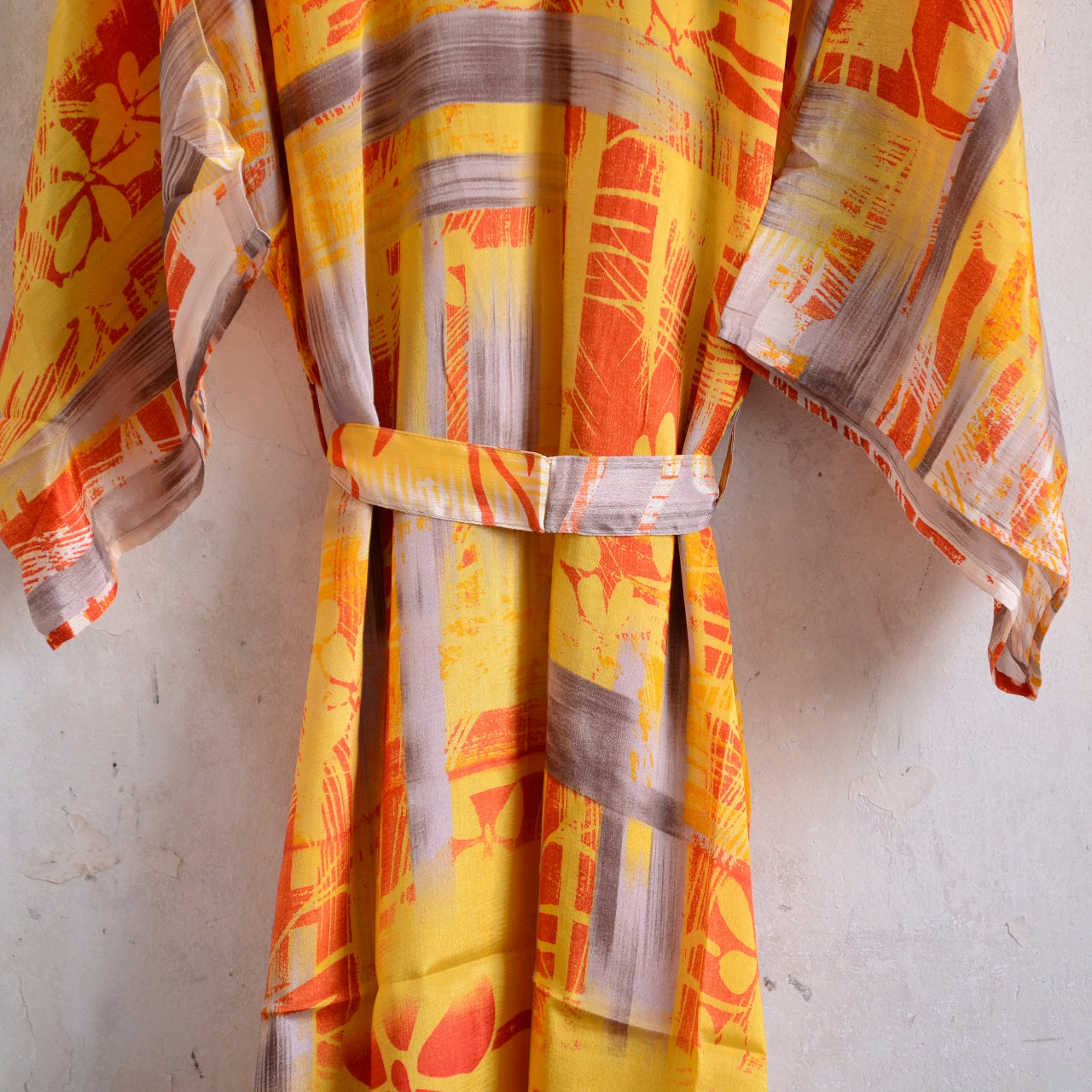 Long Vintage Silk Kimono