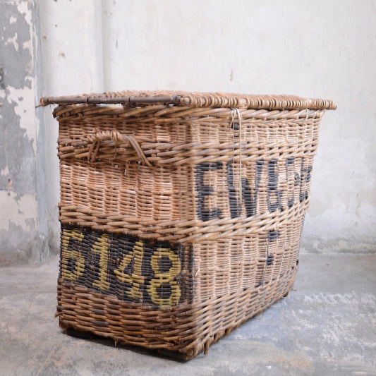 19thC Edwin Woodhouse & Co Mill Basket