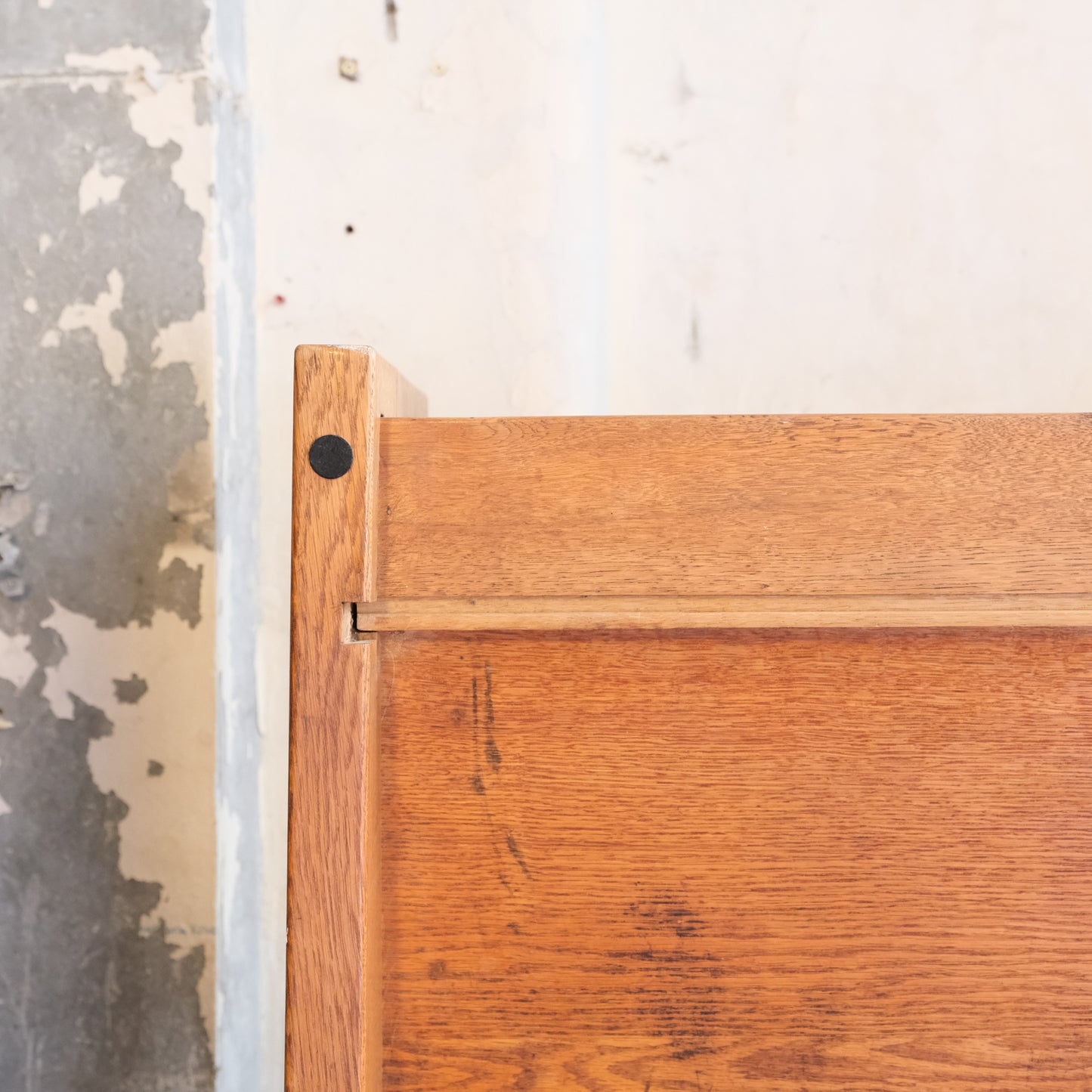 Antique Oak Church Pew