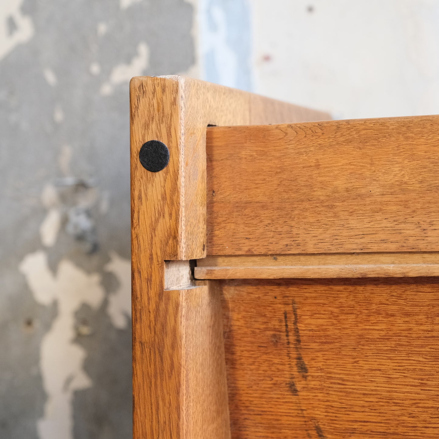 Antique Oak Church Pew