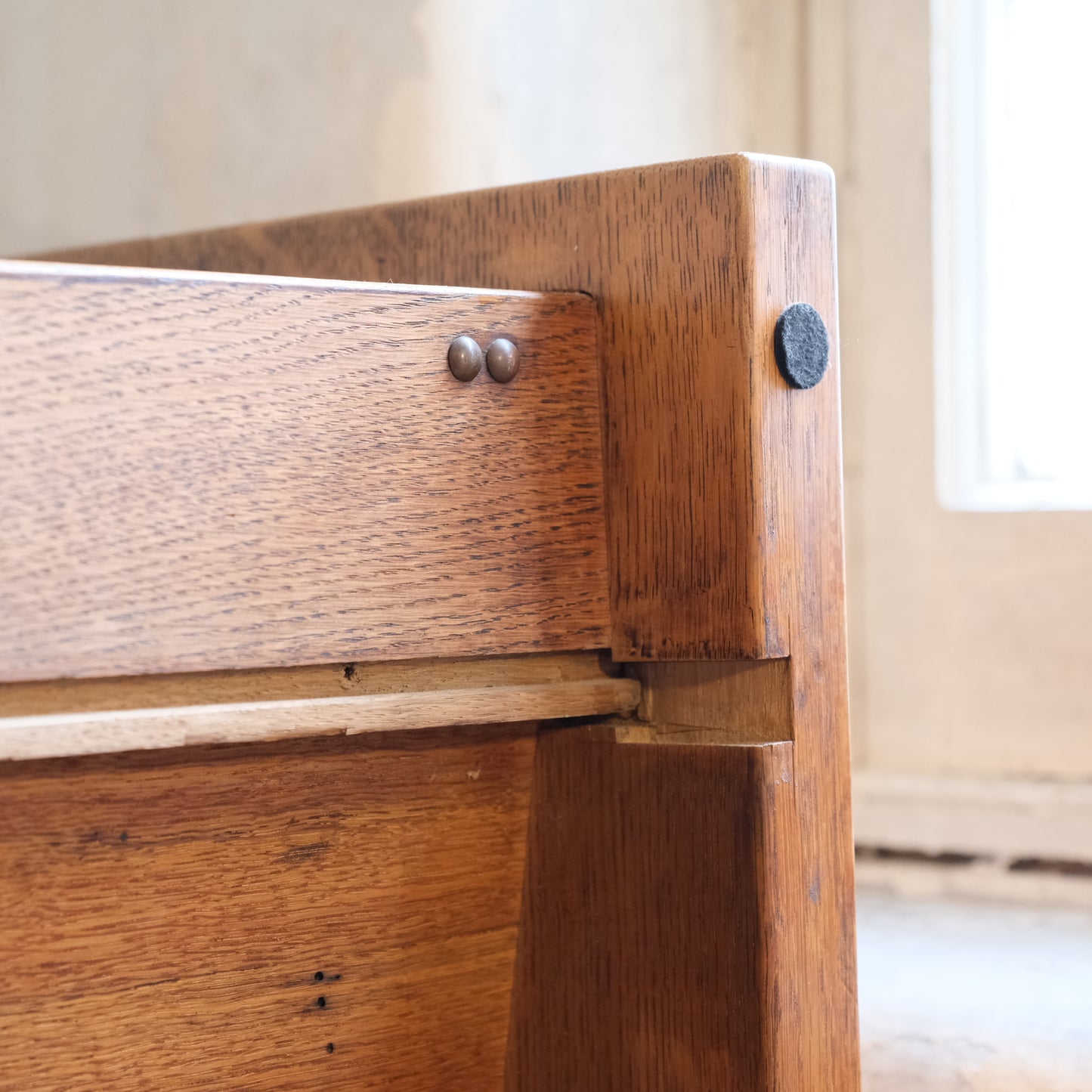 Antique Oak Church Pew